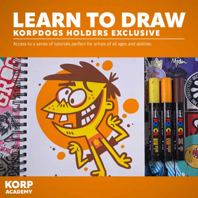 Learn how to draw with Korp